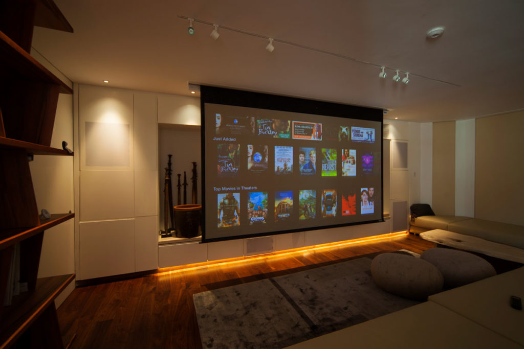 Family Home Theatre Room - Home Cinema Install London
