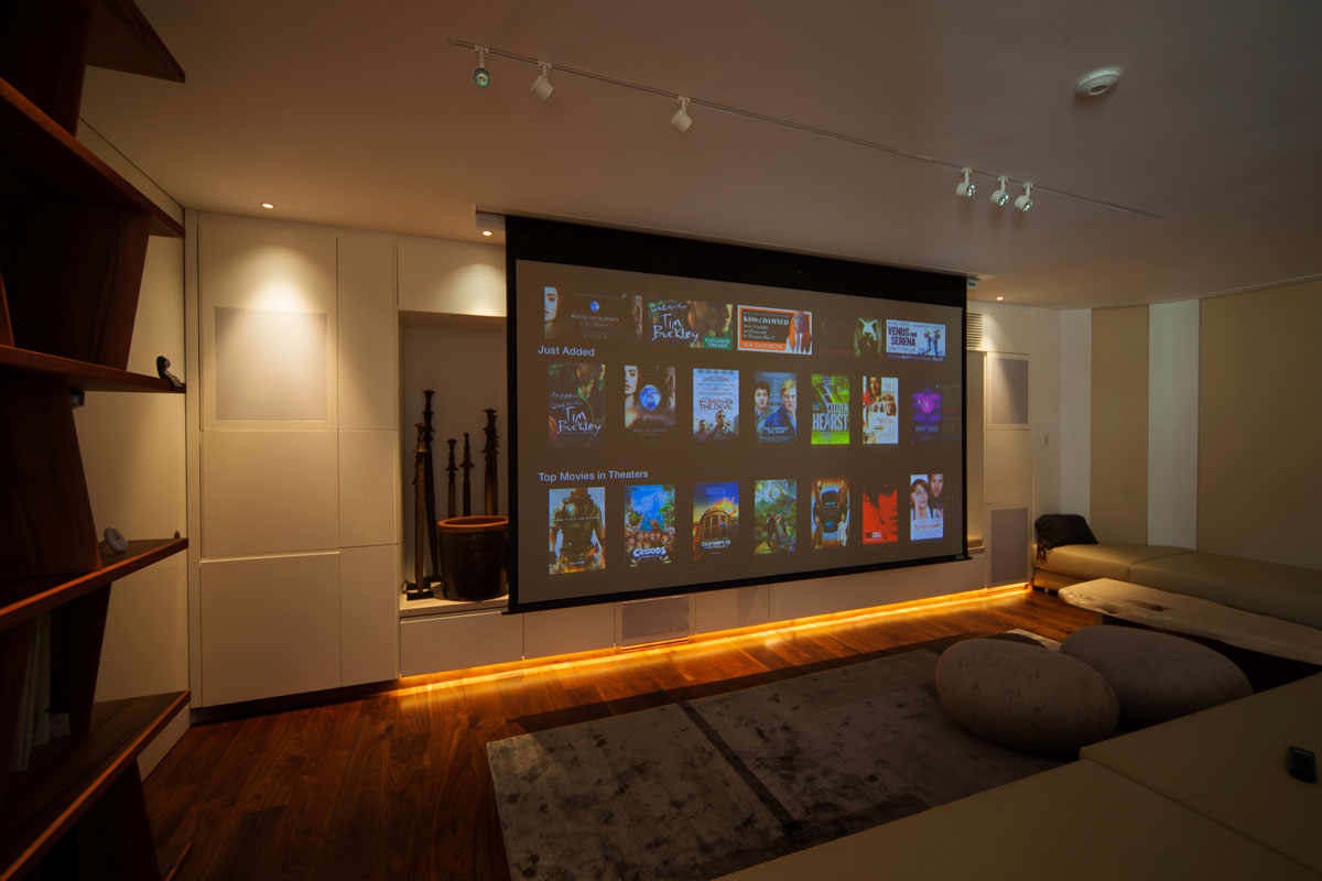 Family Home Theatre Room - Home Cinema Install London