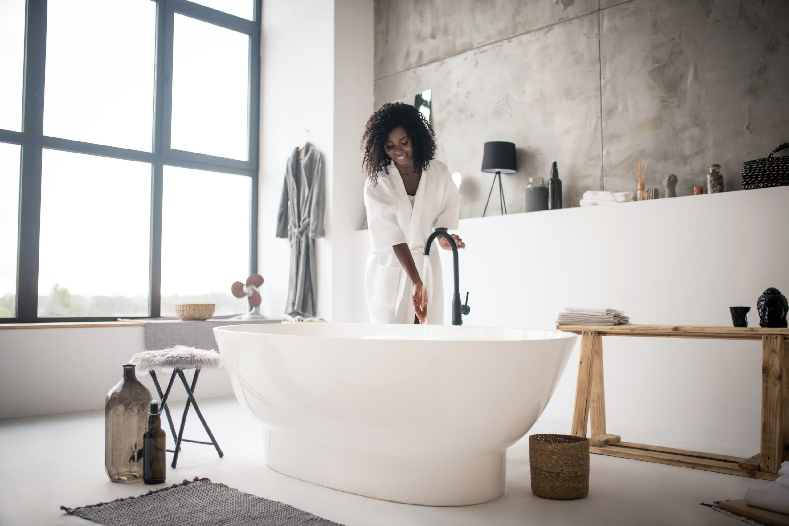 Home Bathroom Interior Design by MDfx smart shower app home intelligent bathrooms design