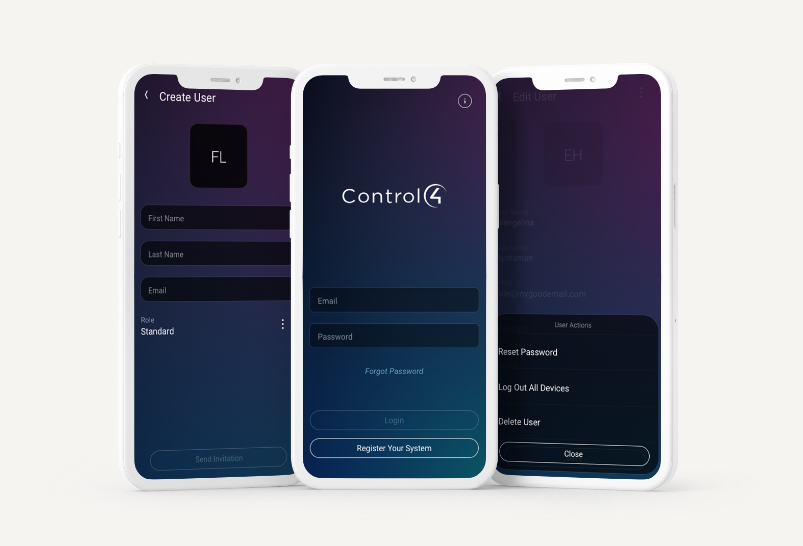 Control4 In-App Users